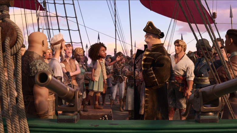 Maisie and the crew of Jacob Holland's ship