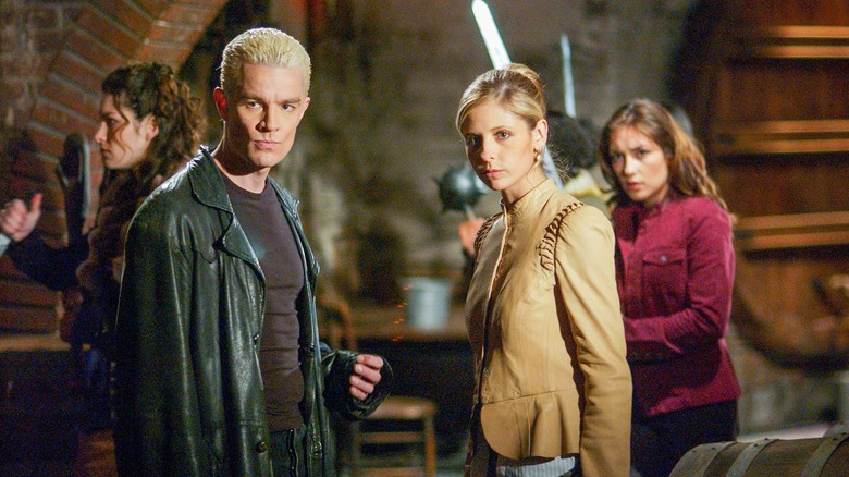 James Marsters and Sarah Michelle Gellar in Buffy the Vampire Slayer