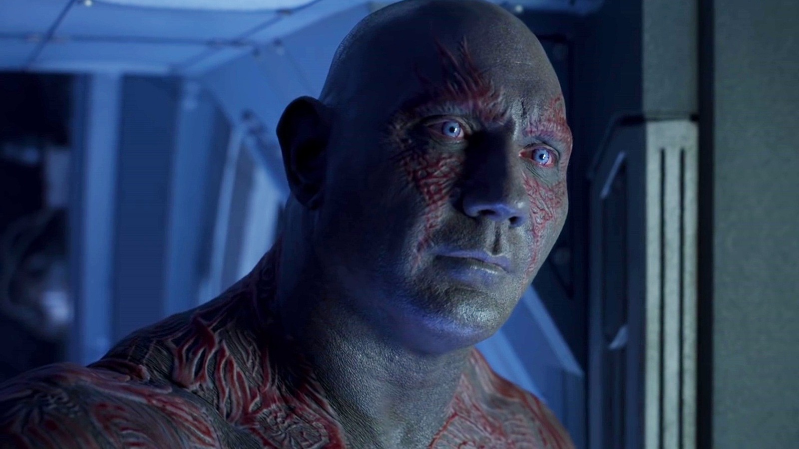 Dave Bautista had to sweat off Guardians of the Galaxy makeup