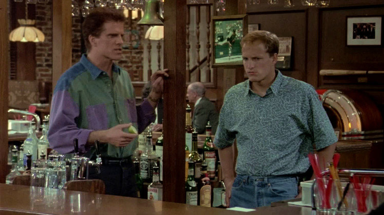Ted Danson and Woody Harrelson on Cheers
