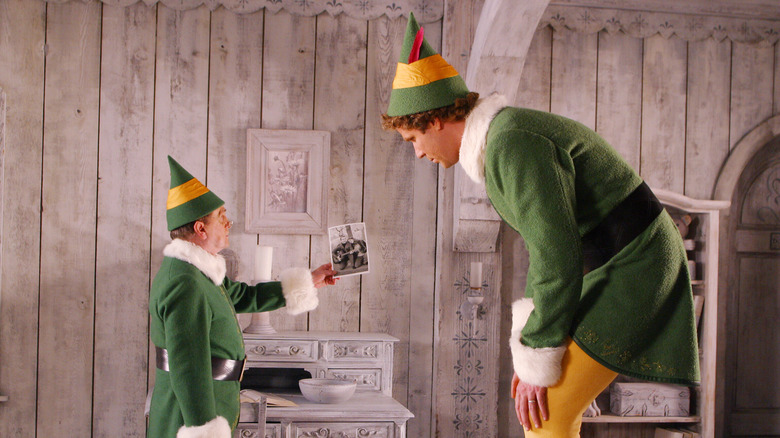 Bob Newhart and Will Ferrell in Elf