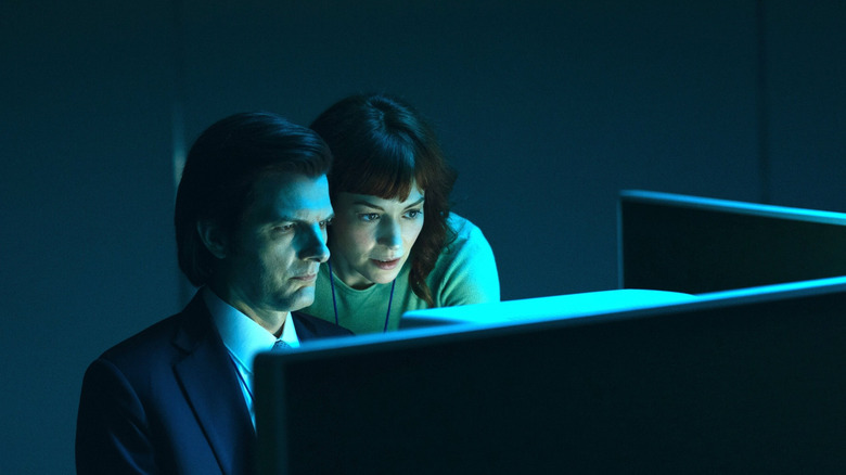Mark and Helly working on project Cold Harbor in Severance season 2