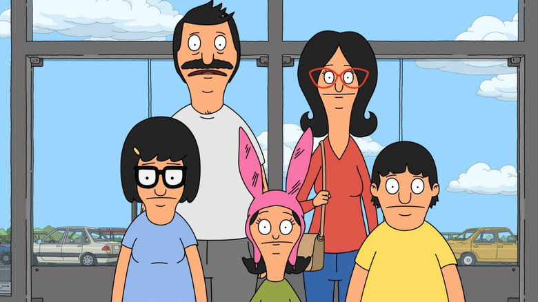 The Belcher family in Bob's Burgers