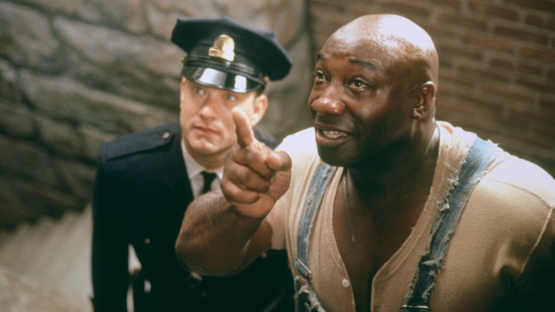 Tom Hanks and Michael Clarke Duncan in The Green Mile