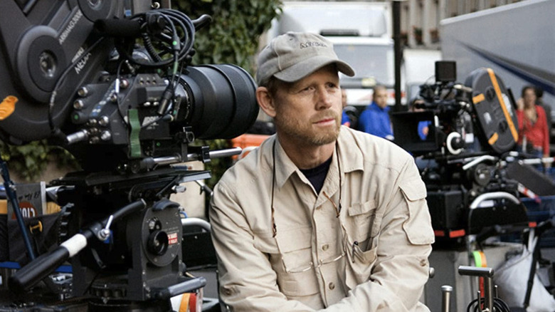 Ron Howard on The Da Vinci Code set