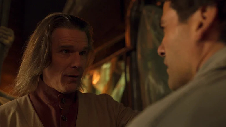 Ethan Hawke and Oscar Isaac