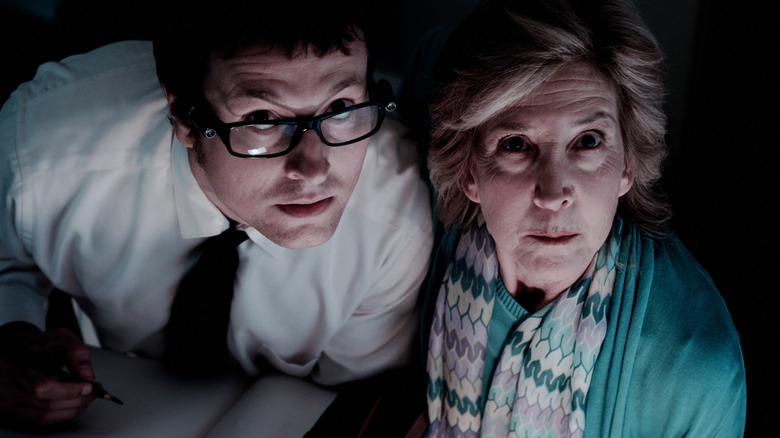 Leigh Whannell and Lin Shaye in Insidious