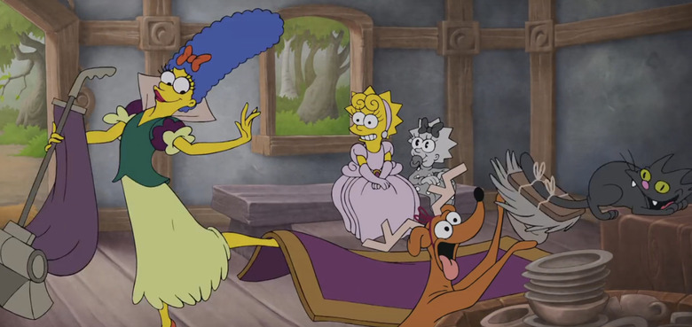 The Simpsons Disney Couch Gag