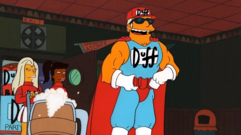 Daphman enters the Mo Tavern in Simpsons