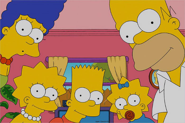 The Simpsons family