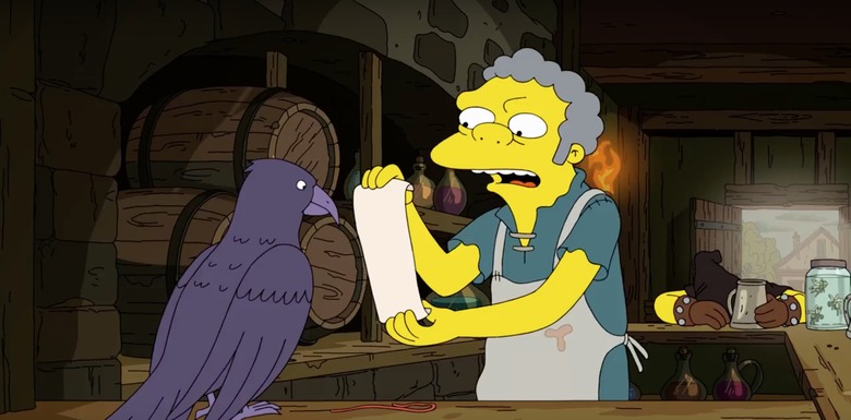 the simpsons game of thrones joke