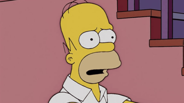 Close up of Homer Simpson on The Simpsons