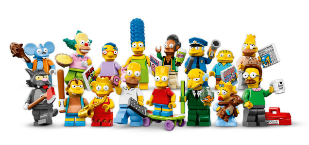 Simpsons Lego Minifigures