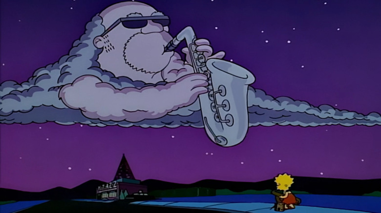 The Simpsons, Lisa jazzing out with the ghost of Bleeding Gums
