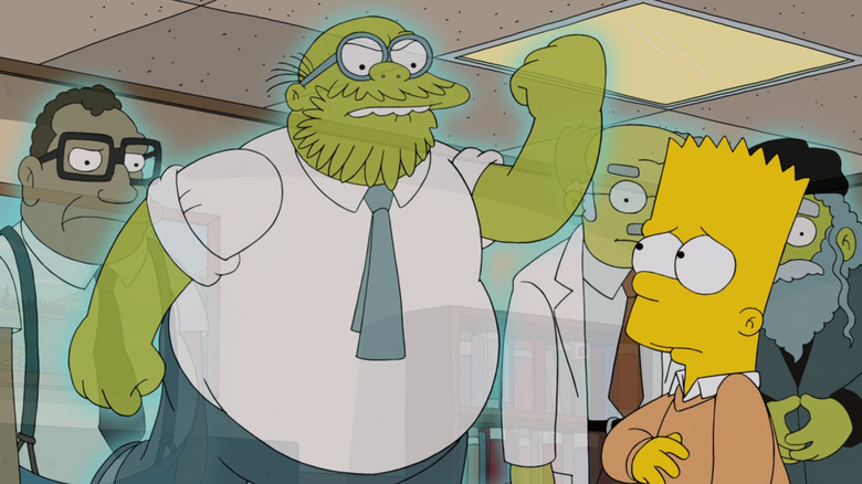 The Simpsons, Ghost Monroe yelling at Bart