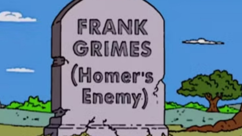 The Simpsons, Grimey's tombstone