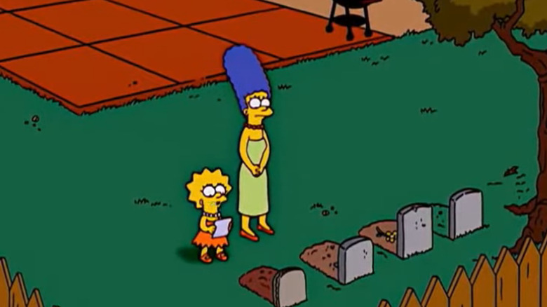 The Simpsons, Lisa saying goodbye to Snowball IV