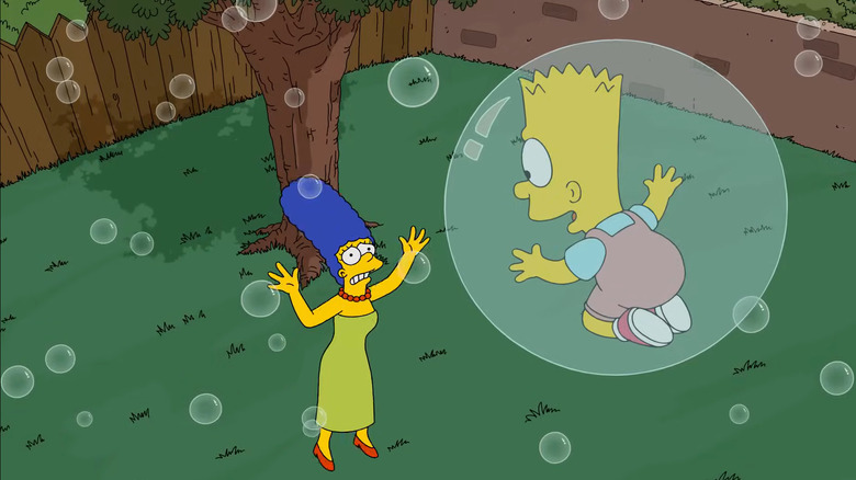 The Simpsons, Marge and Young Bart