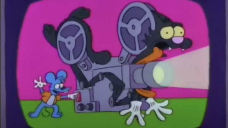 Itchy and Scratchy camera The Simpsons