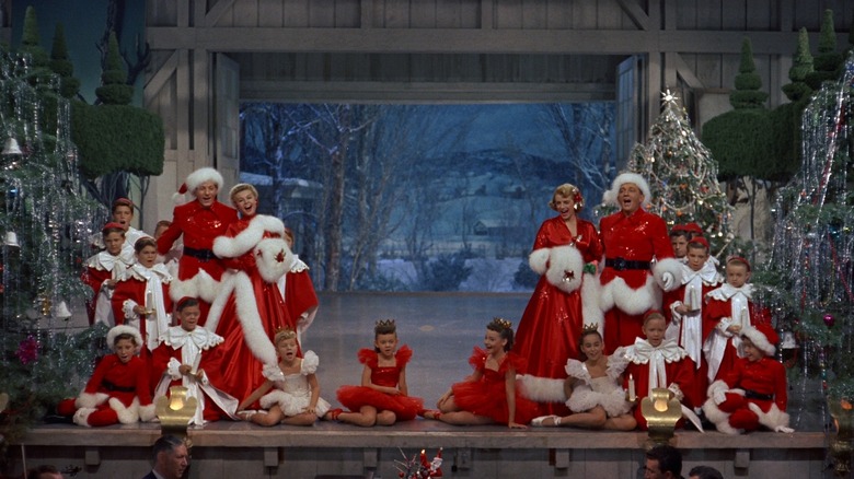 Bing Crosby, Danny Kaye, Rosemary Clooney and Vera-Ellen in White Christmas