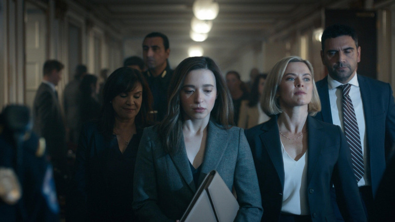 Frances Haugen in the halls of Congress in The Social Reckoning