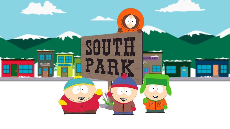 Cartman, Stan, Kyle, and Kenny are the foul-mouthed kid protagonists of the long-running TV series "South Park"