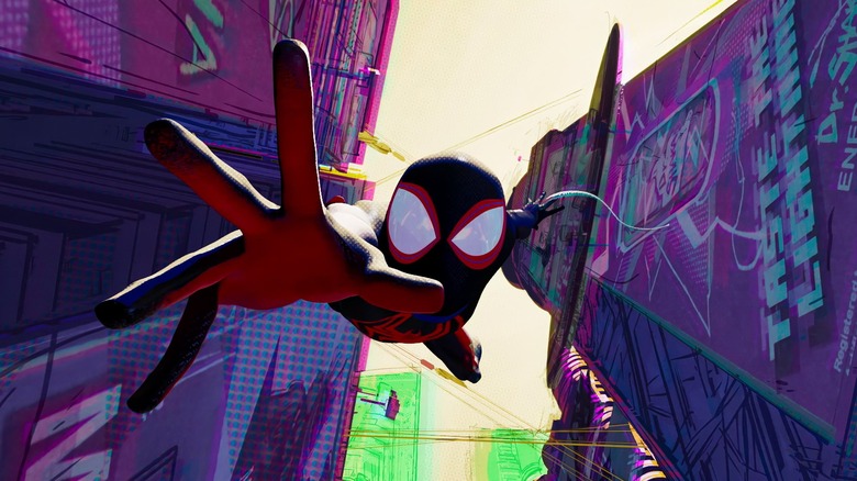 Across the Spider-Verse Miles suit