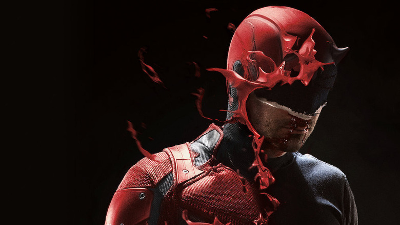 Daredevil flames suit