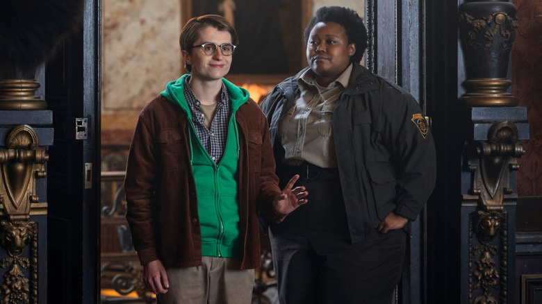 Wednesday Rowan waving