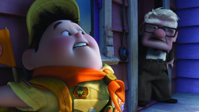 Carl and Russell in Pixar's Up