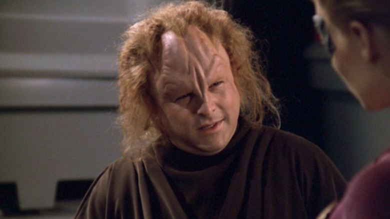 Kurros, looking threatening on "Star Trek: Voyager."