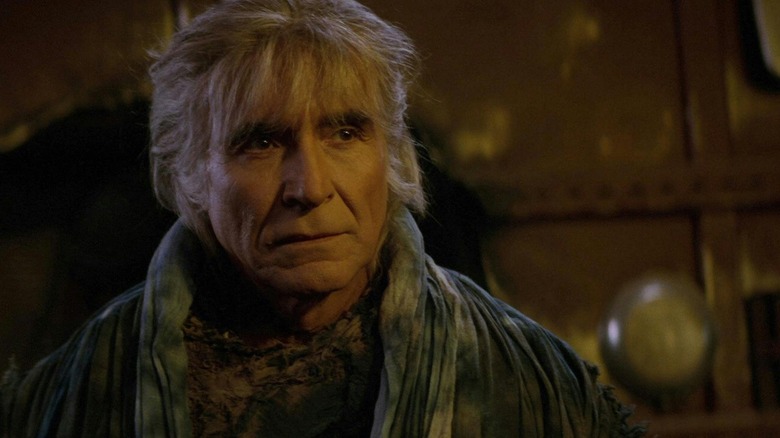 Ricardo Montalbán as Khan dressed in desert gear in Star Trek: The Wrath of Khan