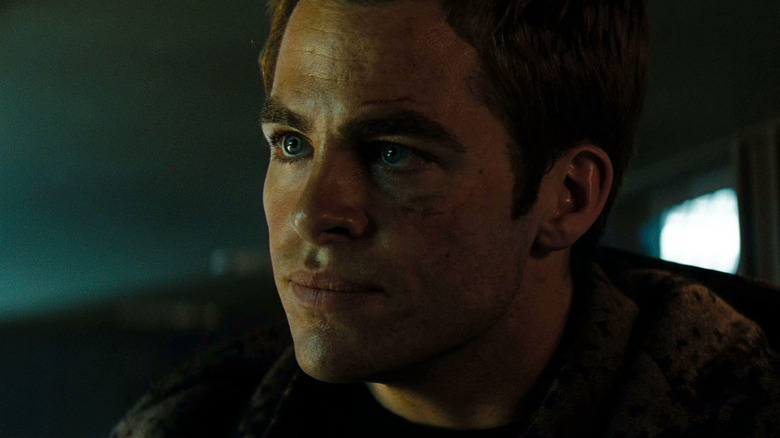 Kirk stare intensively at Star Teryk (2009)