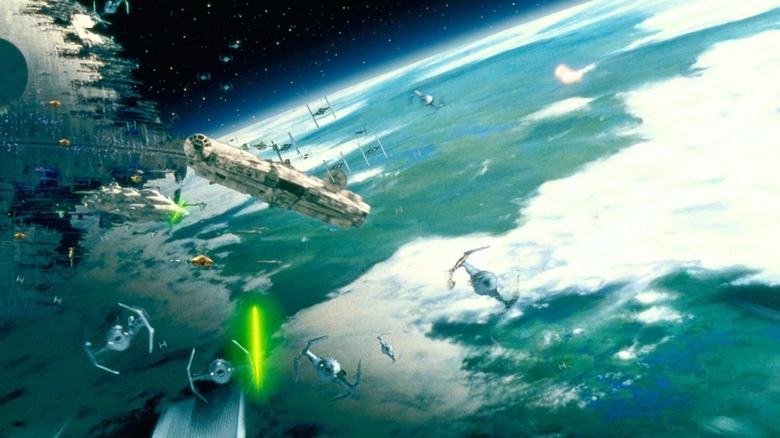Return of the Jedi space battle 