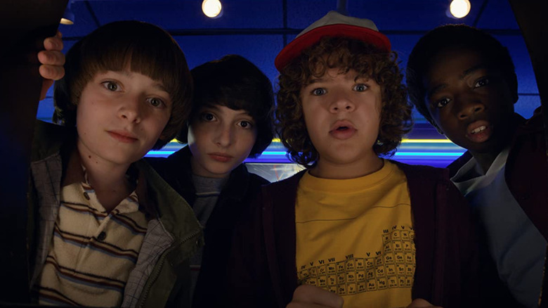 The young cast of Stranger Things