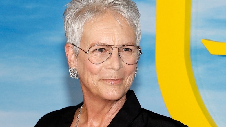 Jamie Lee Curtis press photo Glass Onion
