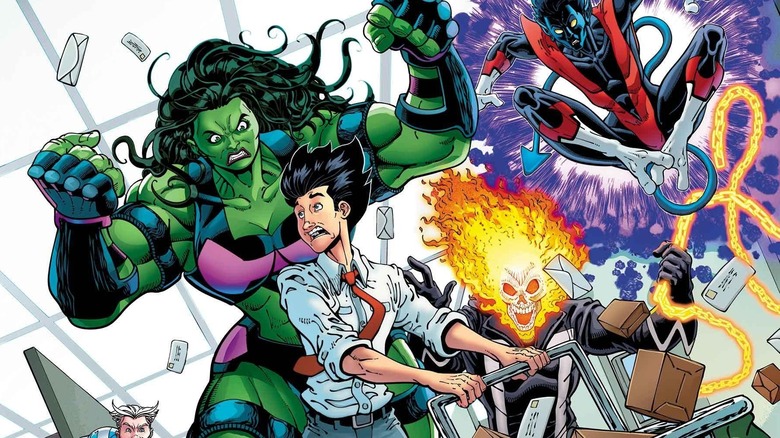 Variant cover for Damage Control #1 by Adam F. Goldberg, Hans Rodionoff, and Charlotte Fullerton with art by Will Robson and Jay Fosgitt