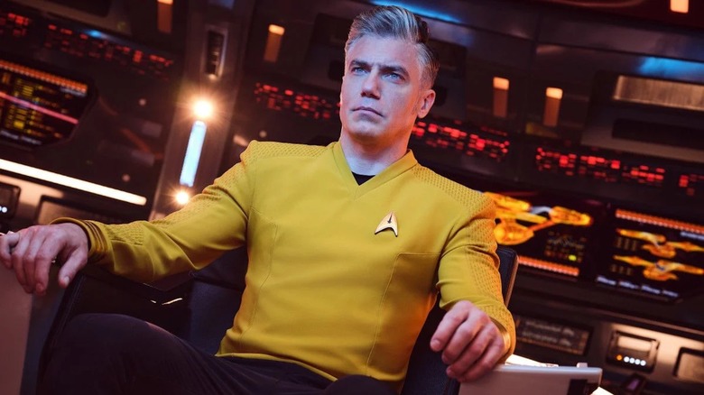 Anson Mount as Captain Pike in Star Trek: Strange New Worlds