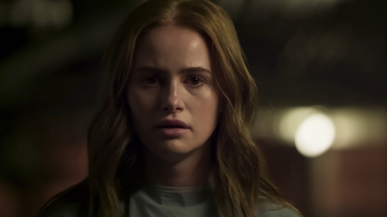 Maya looking terrified in the hospital in The Strangers: Chapter 2