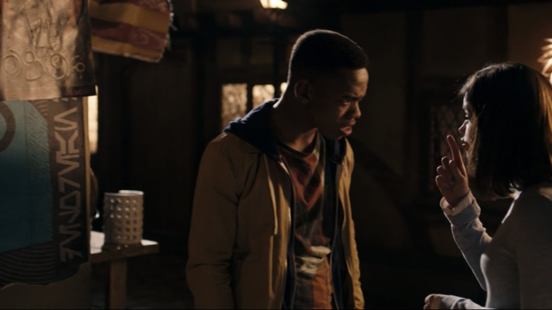 Rigsy and Clara Oswald from the "Doctor Who" episode "Face The Raven"