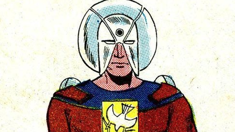 Peacemaker in his debut costume