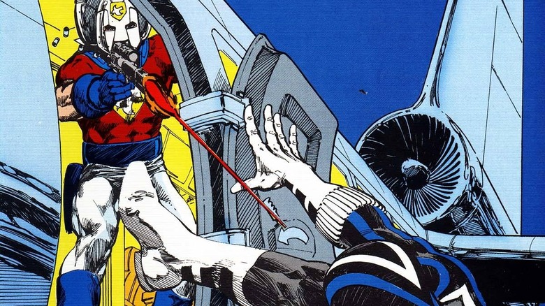 Peacemaker shoots Vigilante