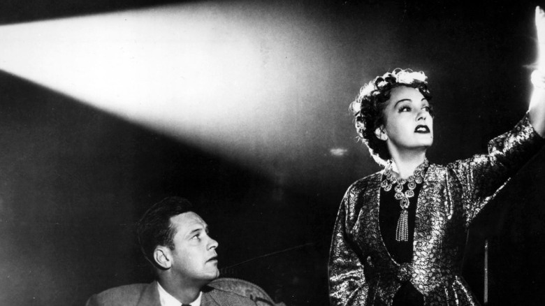 William Holden and Gloria Swanson in Sunset Boulevard