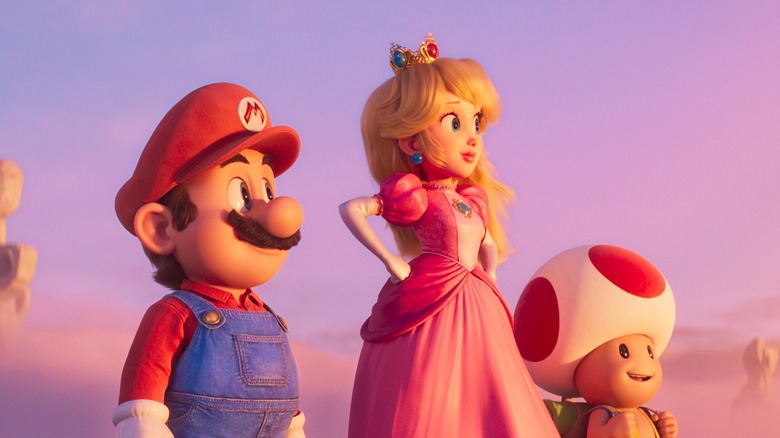 The Super Mario Bros. Movie Peach and Toad 