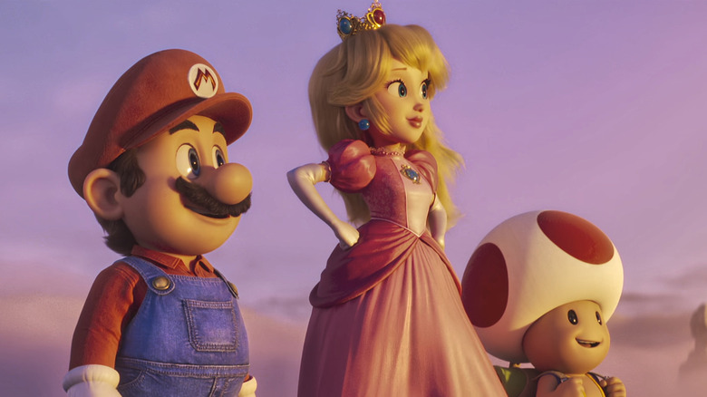 The Super Mario Bros Movie Princess Peach Toad