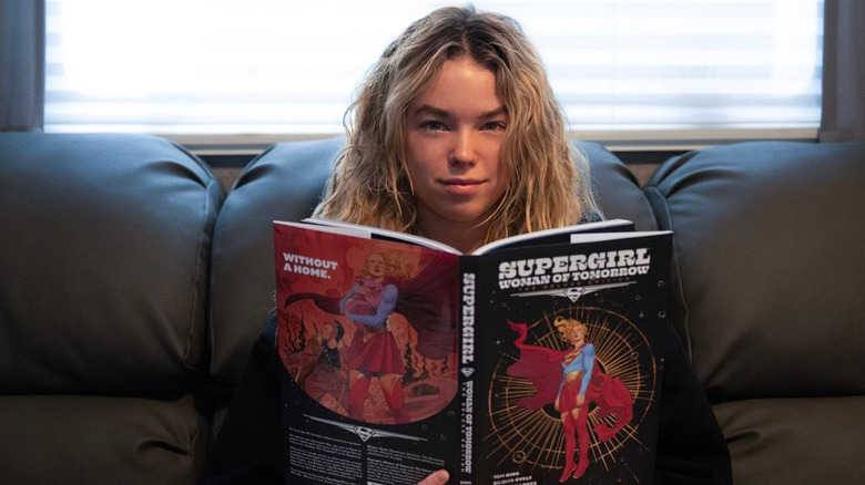 Milly Alcock reading Supergirl: Woman of Tomorrow