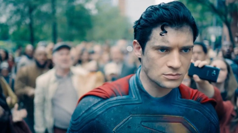 Superman is misunderstood by a mob in Superman