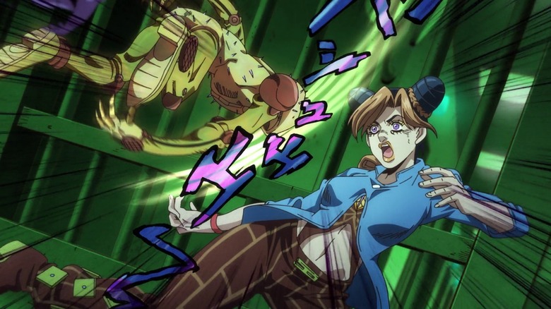 Jolyne faces off against Goo Goo Dolls.