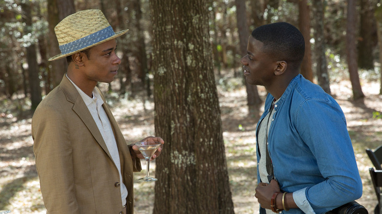 Daniel Kaluuya and LaKeith Stanfield in Get Out.