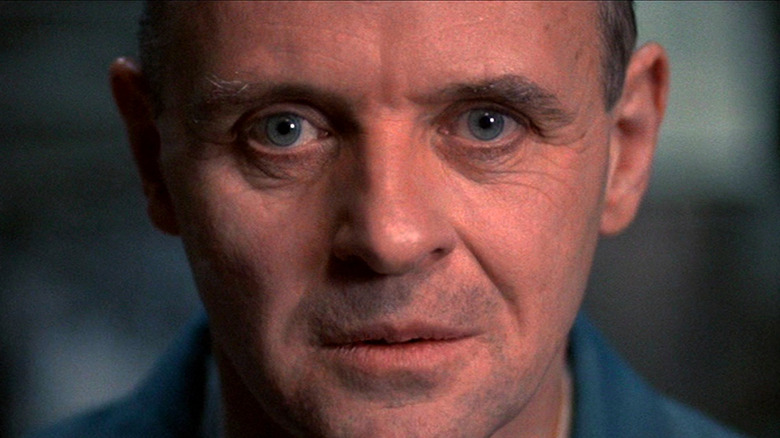 Hannibal Lecter stares at the camera